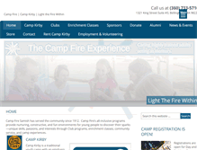 Tablet Screenshot of campfiresamishcouncil.org